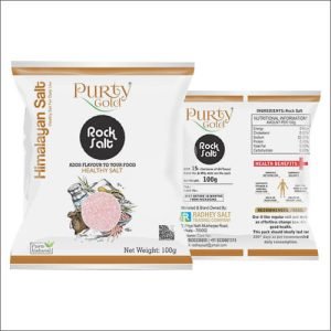 100g Purty Gold Rock Salt Sold in 25 kg