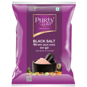 1kg Purty Gold Black Salt Sold in 25 kg